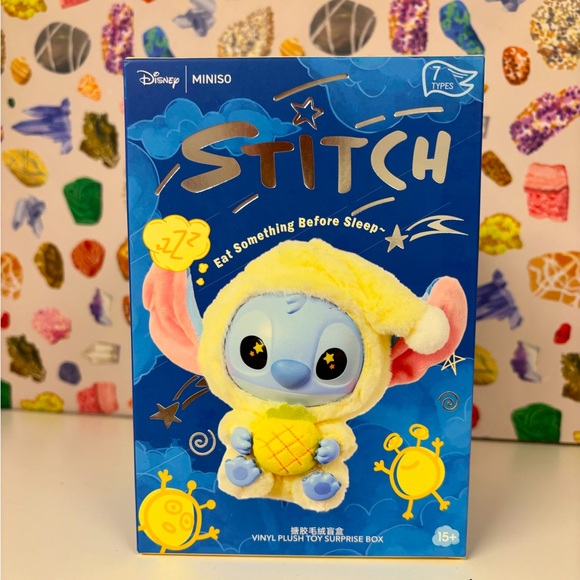Miniso Stitch Eat Something Before Sleep - Picture 1 of 3